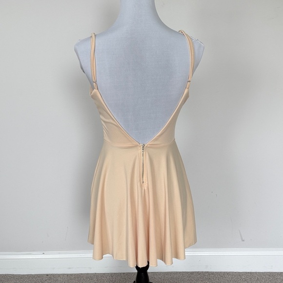 SHEIN Beige Spaghetti Strap Mini Dress Sz SM - Picture 5 of 6